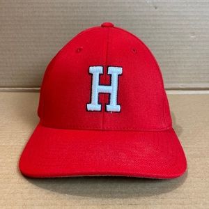 Harvard University Fitted baseball cap/hat EUC Pacific Headwear Pro Model L-XL